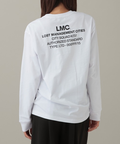 LMCの「LMC/AUTHORIZED ロングスリーブ(Tシャツ/カットソー・レディース・ブラック/ベージュ/ホワイト・LARGE/MEDIUM/SMALL)」の2枚目の写真
