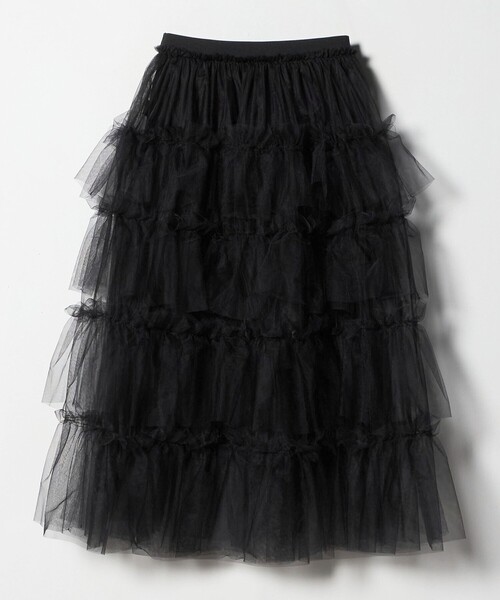 AEWEN MATOPH(イウエン マトフ)の「<AEWEN MATOPH>チュールフリル マキシスカート(スカート・レディース・ブラック・36/38)」の17枚目の写真