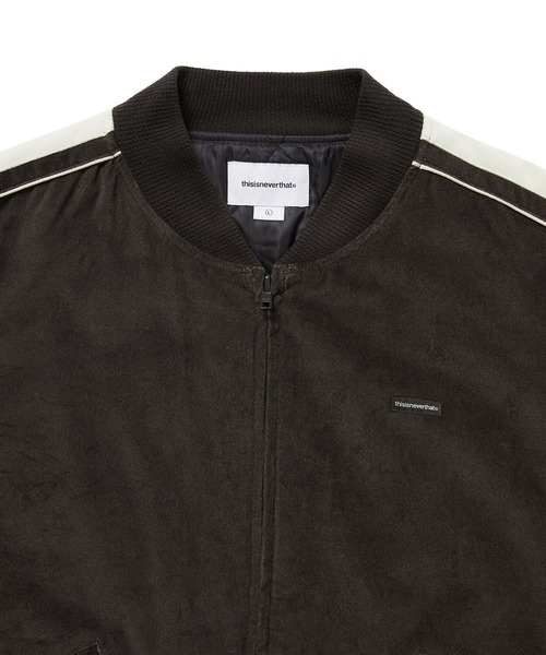 thisisneverthat トラックジャケット Lブラック/グレーj13 セール】Velvet Track Jacket（ジャージ）｜thisisneverthat