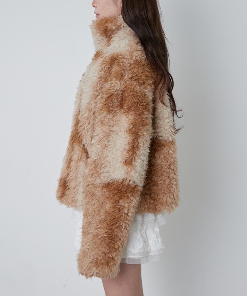 RAY CASSIN（レイカズン）の「ボアジップブルゾン（ブルゾン・レディース・ブラウン/アイボリー/ベージュ系その他2/ブラウン系その他2・FREE）」の22枚目の写真