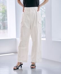 COHINA（コヒナ）の「ワイドストレートカーゴパンツ 【低身長・小柄女性】（カーゴパンツ）」