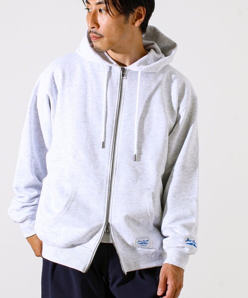 JACK PURCELL（ジャックパーセル）の「【JACKPURCELL/ジャックパーセル】コーマ裏毛 フルジップパーカー（パーカー・メンズ・ブラック/ライトグレー/ネイビー・S/M/L）」の11枚目の写真