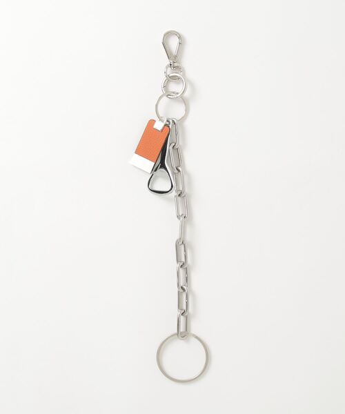 ITTI(イッチ)の「ITTI/イッチ/CRISTY POLICE CHAIN CHARM / DIPLO FJORD(キーホルダー・メンズ・ブラック/グレー/オレンジ・F)」の3枚目の写真