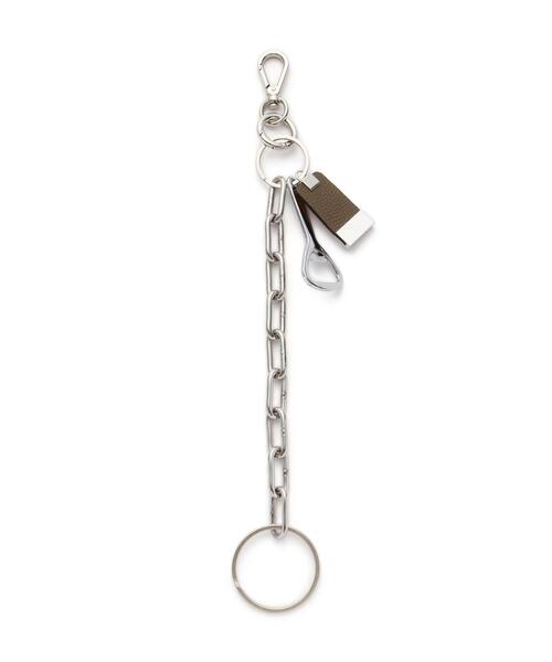 ITTI(イッチ)の「ITTI/イッチ/CRISTY POLICE CHAIN CHARM / DIPLO FJORD(キーホルダー・メンズ・ブラック/グレー/オレンジ・F)」の9枚目の写真
