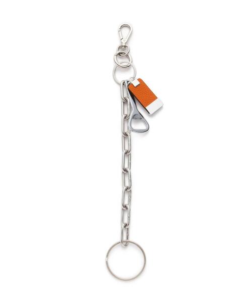 ITTI(イッチ)の「ITTI/イッチ/CRISTY POLICE CHAIN CHARM / DIPLO FJORD(キーホルダー・メンズ・ブラック/グレー/オレンジ・F)」の10枚目の写真