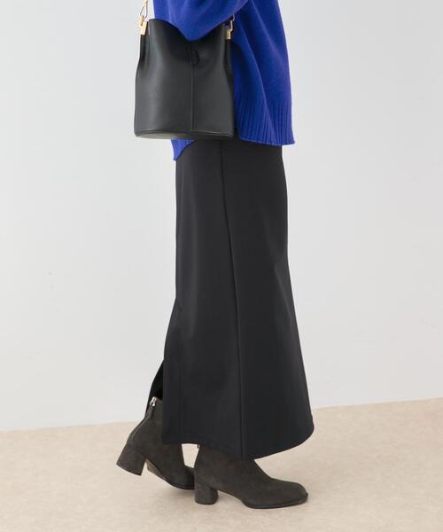 F by ROSSO(エフバイロッソ)の「F by ROSSO ハイストレッチタイトスカート(スカート・レディース・ブラック・36/38)」の4枚目の写真