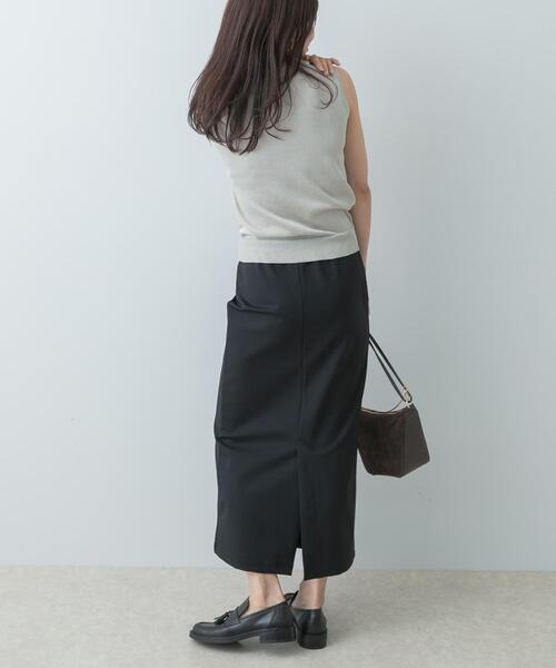 F by ROSSO(エフバイロッソ)の「F by ROSSO ハイストレッチタイトスカート(スカート・レディース・ブラック・36/38)」の9枚目の写真