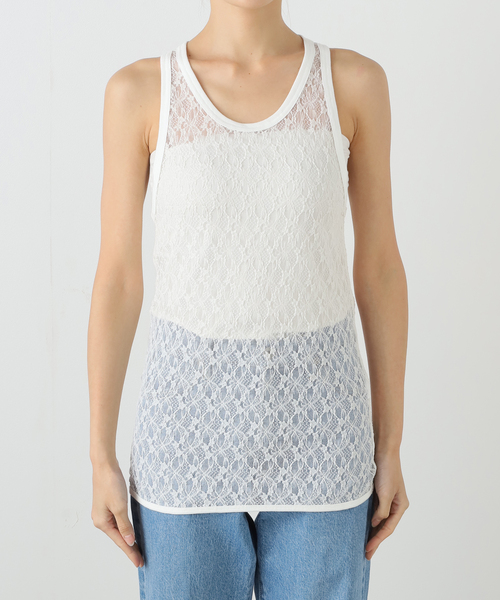 IRONING/アイロニング flower lace⭐︎framework FRAMeWORK｜≪追加≫IRONING/アイロニング flower lace ロングスリーブ