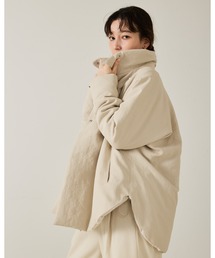 qualite | 【冬のマストダウン】タスランポリミドルダウン//冬服/オフィスカジュアル/モンスターパーカー(ダウンジャケット/コート)