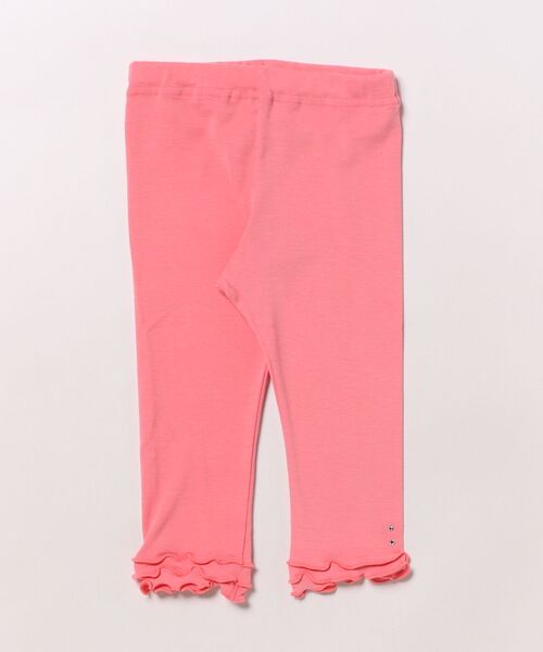 HAKKA BABY（ハッカベビー）の「[ベビー]ウォームフライススパッツパンツ（レギンス/スパッツ・キッズ・オフホワイト/チャコール/ピンク・L）」の3枚目の写真