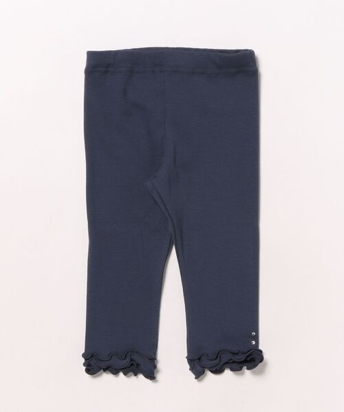 HAKKA BABY（ハッカベビー）の「[ベビー]ウォームフライススパッツパンツ（レギンス/スパッツ・キッズ・オフホワイト/チャコール/ピンク・L）」の2枚目の写真