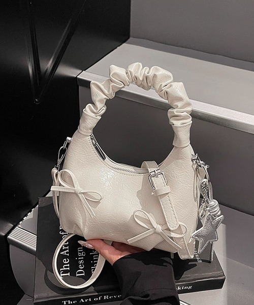 セール】HOOK for girls ギャザーワンハンドルミニバッグ（ショルダー