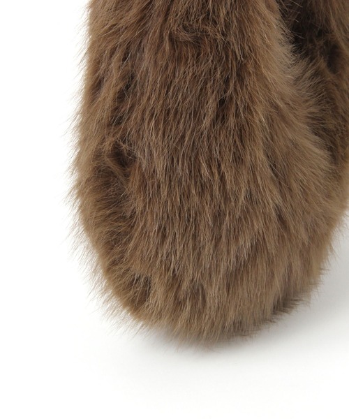 studio CLIP(スタディオクリップ)の「【daily CLIP】オーバルファーバッグ(ハンドバッグ・レディース・グレー/ブラウン・FREE)」の12枚目の写真