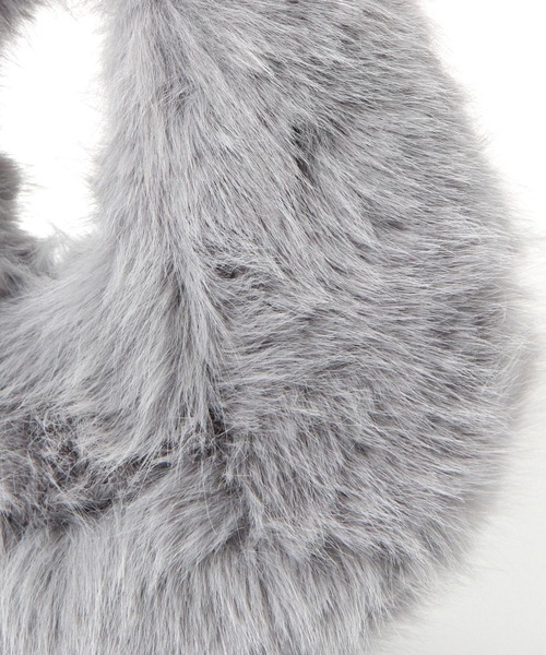 studio CLIP(スタディオクリップ)の「【daily CLIP】オーバルファーバッグ(ハンドバッグ・レディース・グレー/ブラウン・FREE)」の13枚目の写真