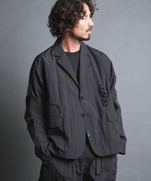 Magine(マージン)の「EM:NoiR ノアール Connect Jacket/ ナイロン コネクト ジャケット(ナイロンジャケット・メンズ・ブラック・L/M)」の5枚目の写真