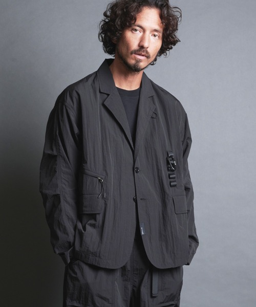 Magine(マージン)の「EM:NoiR ノアール Connect Jacket/ ナイロン コネクト ジャケット(ナイロンジャケット・メンズ・ブラック・L/M)」の7枚目の写真