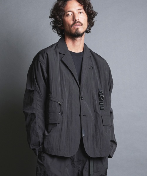 Magine(マージン)の「EM:NoiR ノアール Connect Jacket/ ナイロン コネクト ジャケット(ナイロンジャケット・メンズ・ブラック・L/M)」の8枚目の写真