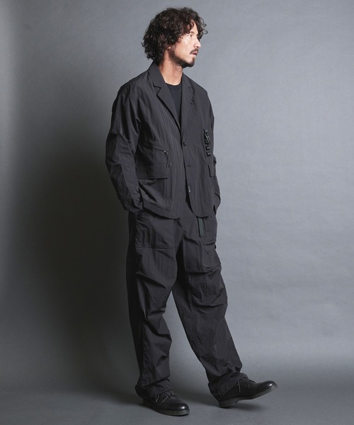 Magine(マージン)の「EM:NoiR ノアール Connect Jacket/ ナイロン コネクト ジャケット(ナイロンジャケット・メンズ・ブラック・L/M)」の11枚目の写真