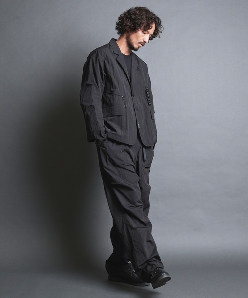 Magine(マージン)の「EM:NoiR ノアール Connect Jacket/ ナイロン コネクト ジャケット(ナイロンジャケット・メンズ・ブラック・L/M)」の12枚目の写真