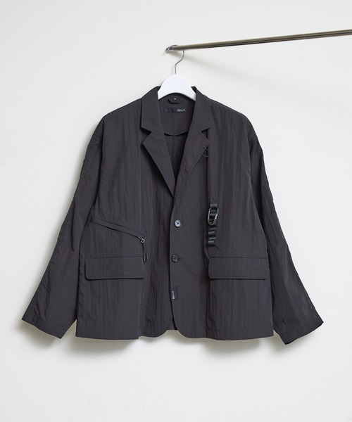 Magine(マージン)の「EM:NoiR ノアール Connect Jacket/ ナイロン コネクト ジャケット(ナイロンジャケット・メンズ・ブラック・L/M)」の19枚目の写真