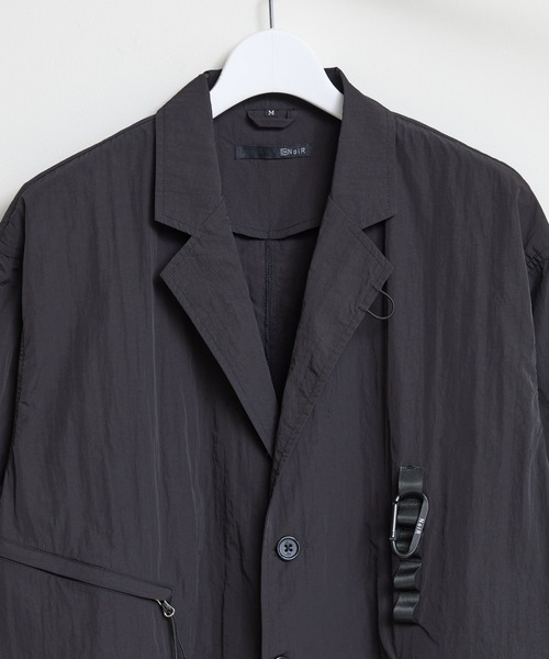 Magine(マージン)の「EM:NoiR ノアール Connect Jacket/ ナイロン コネクト ジャケット(ナイロンジャケット・メンズ・ブラック・L/M)」の22枚目の写真