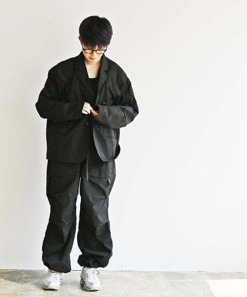 Magine(マージン)の「EM:NoiR ノアール Connect Jacket/ ナイロン コネクト ジャケット(ナイロンジャケット・メンズ・ブラック・L/M)」の14枚目の写真