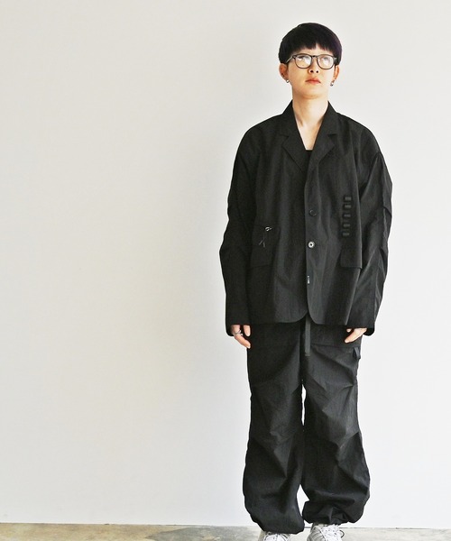 Magine(マージン)の「EM:NoiR ノアール Connect Jacket/ ナイロン コネクト ジャケット(ナイロンジャケット・メンズ・ブラック・L/M)」の15枚目の写真