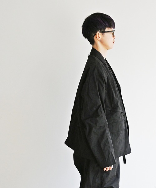 Magine(マージン)の「EM:NoiR ノアール Connect Jacket/ ナイロン コネクト ジャケット(ナイロンジャケット・メンズ・ブラック・L/M)」の16枚目の写真