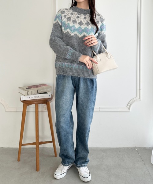 wears(ウェアーズ)の「ノルディック柄ニットプルオーバー(ニット/セーター・レディース・その他2/その他1/その他4/その他3・FREE)」の21枚目の写真