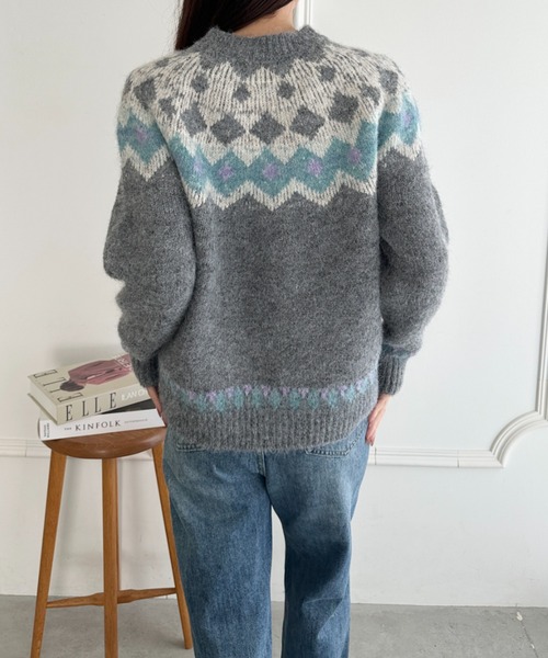 wears(ウェアーズ)の「ノルディック柄ニットプルオーバー(ニット/セーター・レディース・その他2/その他1/その他4/その他3・FREE)」の20枚目の写真