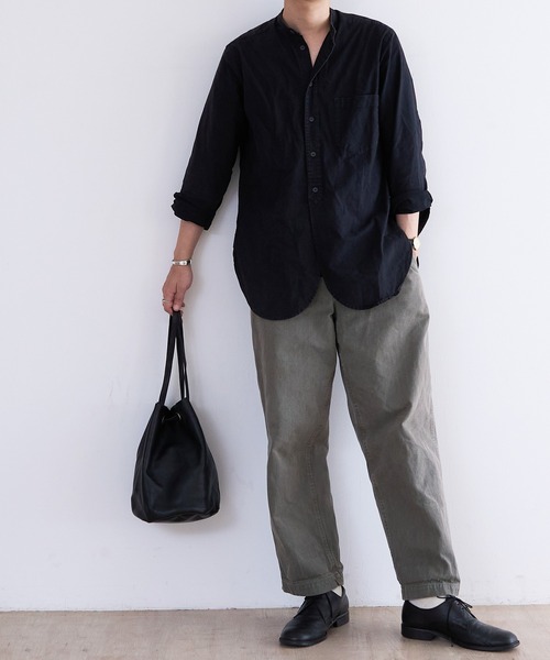 BICASH（ビカーシ）の「BICASH レザーミニ巾着バッグ(B847)（ショルダーバッグ・メンズ・ブラウン/ダークブラウン/ブラック/シルバー・FREE）」の6枚目の写真