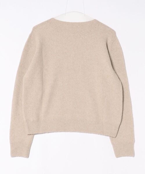 Lace Ladies（レースレディース）の「ウール混 クルーネック ベーシック ニット プルオーバー（ニット/セーター・レディース・アイボリー/グレー/ブラウン・FREE）」の4枚目の写真