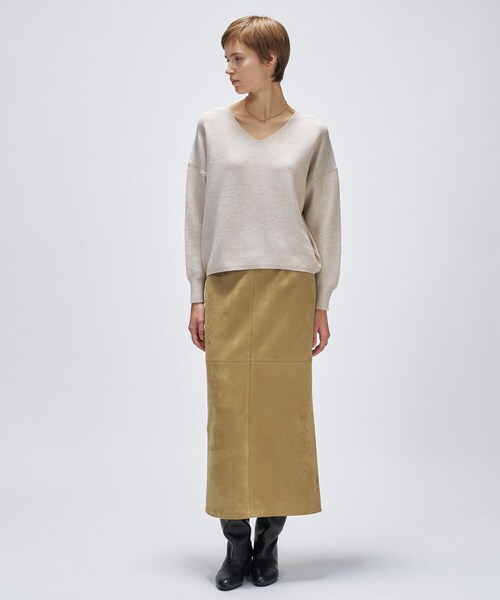 cloenc（クロエンス）の「【手洗い可】Vネックラメガターニット（ニット/セーター・レディース・ブラック系3/ブラウン系その他4/ライトグレー系3/ベージュ系3/ベージュ系その他7/ピンク系4・02/00）」の16枚目の写真