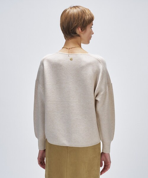 cloenc（クロエンス）の「【手洗い可】Vネックラメガターニット（ニット/セーター・レディース・ブラック系3/ブラウン系その他4/ライトグレー系3/ベージュ系3/ベージュ系その他7/ピンク系4・02/00）」の13枚目の写真