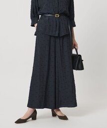 UNITED ARROWS | ドットカットジャガード イージー ワイド パンツ ‐ウォッシャブル‐(その他パンツ)