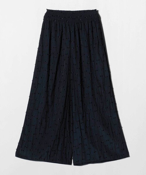 UNITED ARROWS(ユナイテッドアローズ)の「ドットカットジャガード イージー ワイド パンツ ‐ウォッシャブル‐(その他パンツ・レディース・ブラック/ネイビー・38/36)」の10枚目の写真