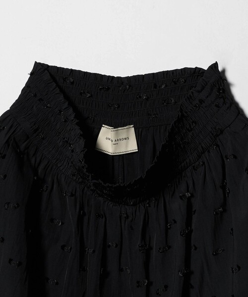 UNITED ARROWS(ユナイテッドアローズ)の「ドットカットジャガード イージー ワイド パンツ ‐ウォッシャブル‐(その他パンツ・レディース・ブラック/ネイビー・38/36)」の20枚目の写真