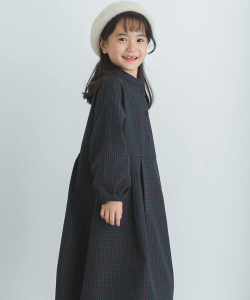 URBAN RESEARCH DOORS（アーバンリサーチドアーズ）の「『親子リンク』『UR TECH』チェック柄ワンピース(KIDS)（ワンピース・キッズ・ブラウン系その他/ブルー系その他・120/105/135）」の18枚目の写真