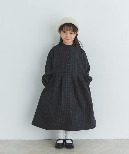 URBAN RESEARCH DOORS（アーバンリサーチドアーズ）の「『親子リンク』『UR TECH』チェック柄ワンピース(KIDS)（ワンピース・キッズ・ブラウン系その他/ブルー系その他・120/105/135）」の15枚目の写真