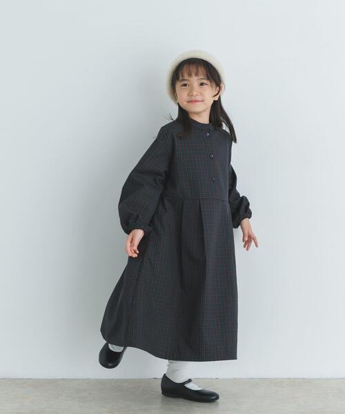 URBAN RESEARCH DOORS（アーバンリサーチドアーズ）の「『親子リンク』『UR TECH』チェック柄ワンピース(KIDS)（ワンピース・キッズ・ブラウン系その他/ブルー系その他・120/105/135）」の14枚目の写真