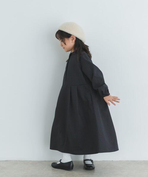 URBAN RESEARCH DOORS（アーバンリサーチドアーズ）の「『親子リンク』『UR TECH』チェック柄ワンピース(KIDS)（ワンピース・キッズ・ブラウン系その他/ブルー系その他・120/105/135）」の13枚目の写真