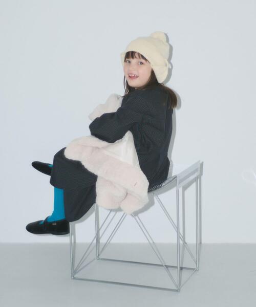 URBAN RESEARCH DOORS（アーバンリサーチドアーズ）の「『親子リンク』『UR TECH』チェック柄ワンピース(KIDS)（ワンピース・キッズ・ブラウン系その他/ブルー系その他・120/105/135）」の10枚目の写真