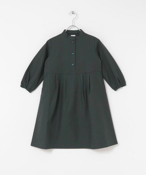 URBAN RESEARCH DOORS（アーバンリサーチドアーズ）の「『親子リンク』『UR TECH』チェック柄ワンピース(KIDS)（ワンピース・キッズ・ブラウン系その他/ブルー系その他・120/105/135）」の9枚目の写真