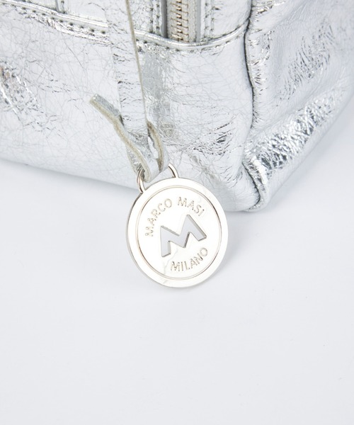 marco masi（マルコマージ）の「ワンショルダーバッグ《MARCO MASI》（ショルダーバッグ・レディース・シルバー・フリー）」の9枚目の写真