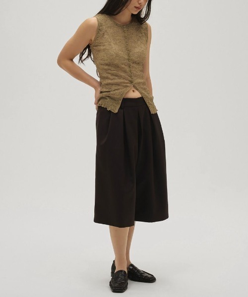 TODAYFUL/トゥデイフル】Twill Bermuda Pants/ツイルバミューダパンツ