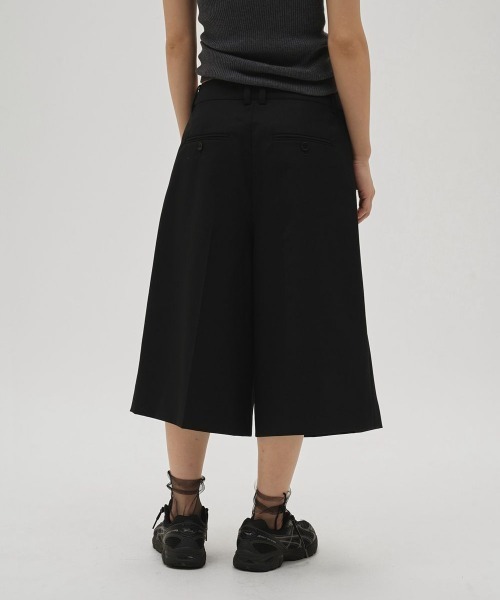 TODAYFUL(トゥデイフル)の「【TODAYFUL/トゥデイフル】Twill Bermuda Pants/ツイルバミューダパンツ(その他パンツ・レディース・ブラック/ダークブラウン系・36/38)」の7枚目の写真