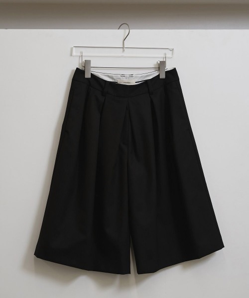 TODAYFUL(トゥデイフル)の「【TODAYFUL/トゥデイフル】Twill Bermuda Pants/ツイルバミューダパンツ(その他パンツ・レディース・ブラック/ダークブラウン系・36/38)」の8枚目の写真