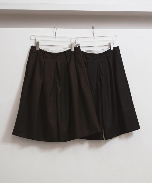TODAYFUL(トゥデイフル)の「【TODAYFUL/トゥデイフル】Twill Bermuda Pants/ツイルバミューダパンツ(その他パンツ・レディース・ブラック/ダークブラウン系・36/38)」の14枚目の写真