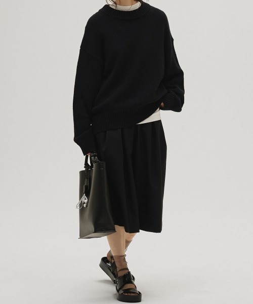 TODAYFUL(トゥデイフル)の「【TODAYFUL/トゥデイフル】Twill Bermuda Pants/ツイルバミューダパンツ(その他パンツ・レディース・ブラック/ダークブラウン系・36/38)」の10枚目の写真