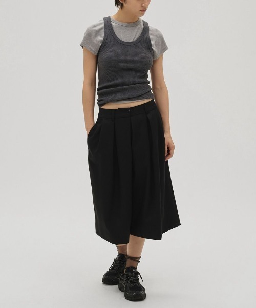 TODAYFUL(トゥデイフル)の「【TODAYFUL/トゥデイフル】Twill Bermuda Pants/ツイルバミューダパンツ(その他パンツ・レディース・ブラック/ダークブラウン系・36/38)」の18枚目の写真